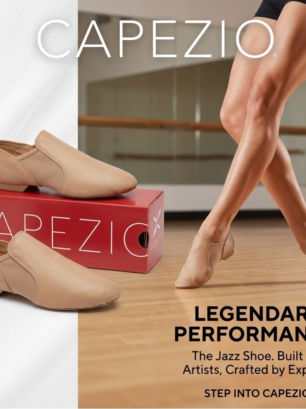 Capezio EJ2 Carmel Jazz Flats for Women